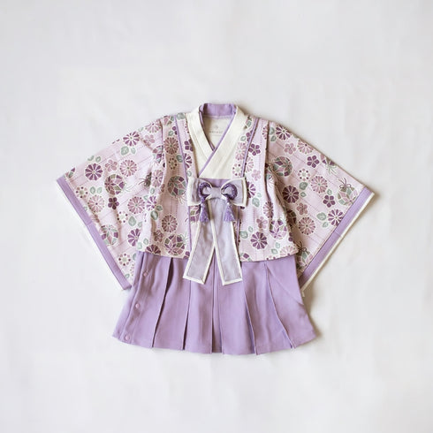 mocmof ベビー 十二単袴ドレス プレミアム ベビー袴 女の子 622-456026K 70cm 80cm 90cm 着物 節句 お祝い お正月 モクモフ