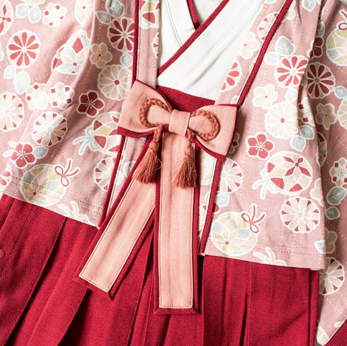 mocmof ベビー 十二単袴ドレス プレミアム ベビー袴 女の子 622-456026K 70cm 80cm 90cm 着物 節句 お祝い お正月 モクモフ