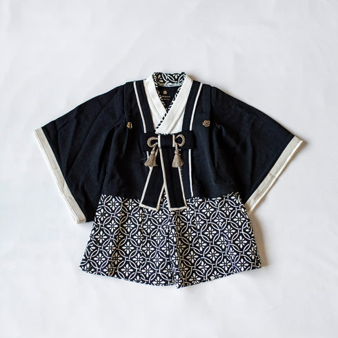 mocmof ベビー 袴ロンパース プレミアム 男の子 622-556002 70cm 80cm 90cm 着物 節句 お祝い お正月 モクモフ