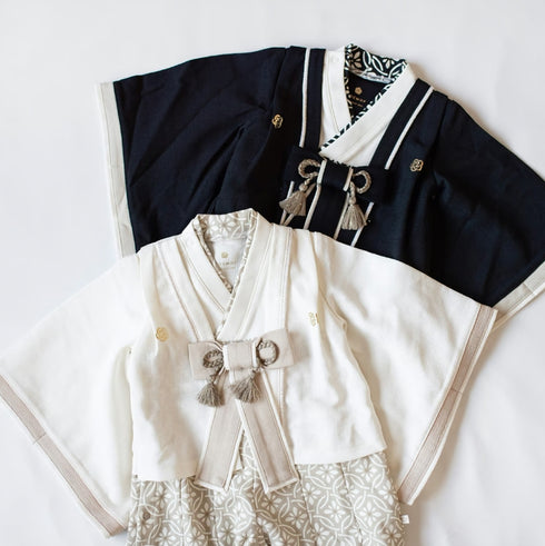 mocmof ベビー 袴ロンパース プレミアム 男の子 622-556002 70cm 80cm 90cm 着物 節句 お祝い お正月 モクモフ