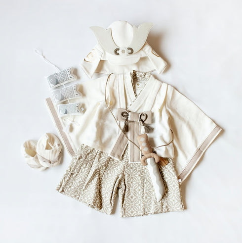 mocmof ベビー 袴ロンパース プレミアム 男の子 622-556002 70cm 80cm 90cm 着物 節句 お祝い お正月 モクモフ