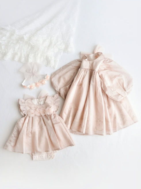 coto cotte シアーコサージュボディドレス ベビードレス ベビー服 722-650001 コトコト