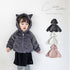 coto cotte ネコ耳フード付きファージャケット 722-476031 ホワイト ピンク グレー キッズ服 110cm 120cm 130cm アウター コトコト