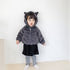 coto cotte ネコ耳フード付きファージャケット 722-476031 ホワイト ピンク グレー キッズ服 110cm 120cm 130cm アウター コトコト