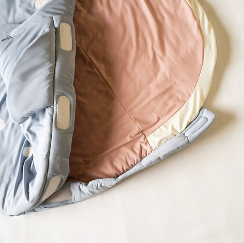 mocmof ひやとろ 水族館 サメ くじら ねぶくろ ベビー布団 お昼寝布団 622-564173 モクモフ