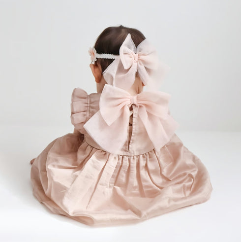 coto cotte シアーコサージュボディドレス ベビードレス ベビー服 722-650001 コトコト