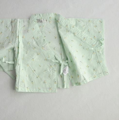 coto cotte ふわリボン 2Pゆかた さくらんぼ刺繍 722-566055 浴衣 コトコト