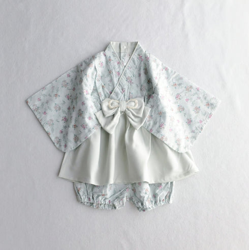 coto cotte ベビー袴 はかまミルキースーツ 722-651026 ベビー服 和服 花柄 着物 コトコト