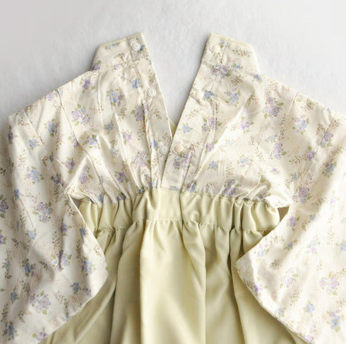 coto cotte ベビー袴 はかまミルキースーツ 722-651026 ベビー服 和服 花柄 着物 コトコト
