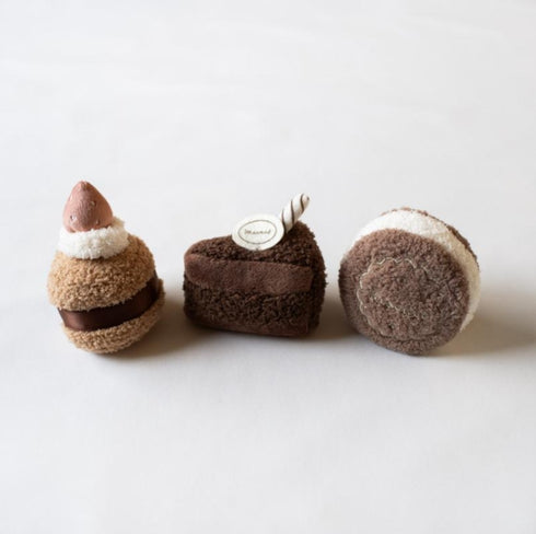 mocmof バースデーケーキ ブロック 布製おもちゃ おままごと 622-576205 モクモフ