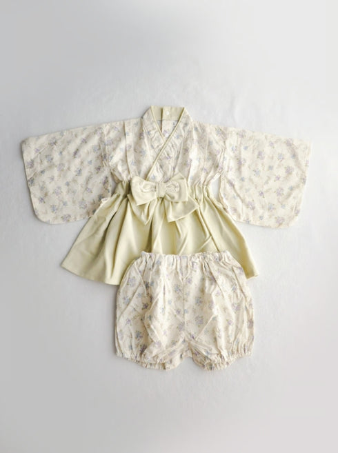 coto cotte ベビー袴 はかまミルキースーツ 722-651026 ベビー服 和服 花柄 着物 コトコト