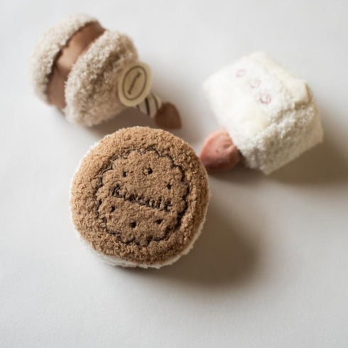 mocmof バースデーケーキ ブロック 布製おもちゃ おままごと 622-576205 モクモフ