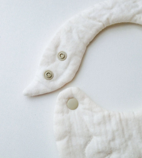 kubomi あひるのスタイ 刺繍タオルセット BOX付き イエローセット 汗取りパット 出産祝い クボミ