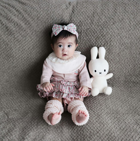 mocmof おめかしギフトセット レース 622-476161 ベビー ブルマ フリル3点セット モクモフ