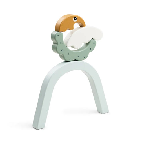 Done by Deer スタッキングトンネル 木のおもちゃ アンティ Stacking tunnel - Antee - Colour mix ダンバイディア