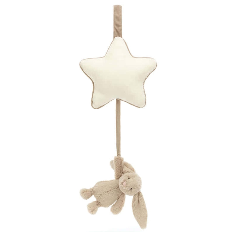 ジェリーキャット バニー スター ミュージカルプル オルゴール ぬいぐるみべビー Jellycat Bashful Beige Bunny Musical Pull オルゴール ベッドメリー