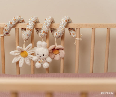 miffy x Little Dutch スパイラルトイ ヴィンテージリトルフラワー 赤ちゃんのおもちゃ ベビーベッド ベビーカー