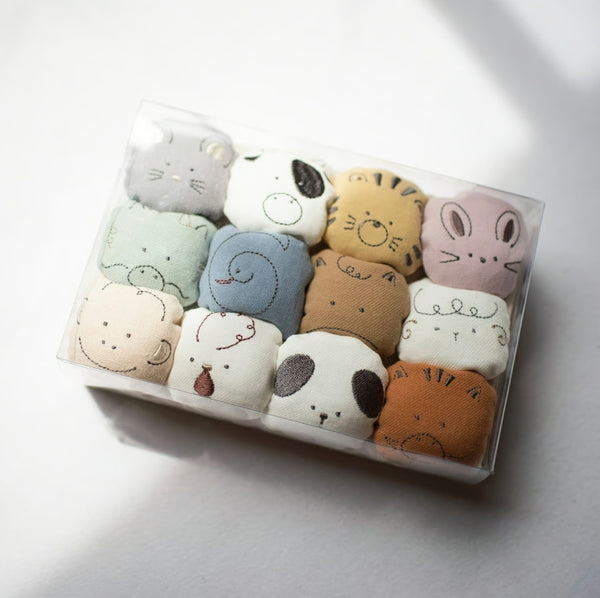 mocmof 十二支 お手玉セット(12P+巾着)干支 箱入り 622-356616 モクモフ