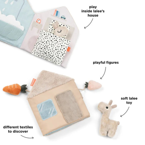 Done by Deer 布絵本 ラリーズホームソフトブック ラリーサンド Lalee's home soft book - Lalee - Sand ダンバイディア