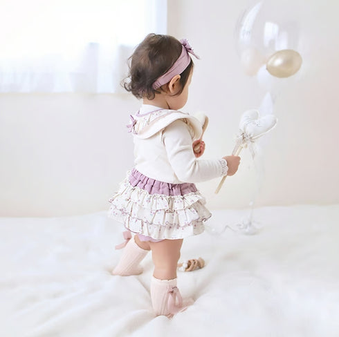 mocmof おめかしギフトセット チェリー フリル 3点セット 622-576201 箱入り モクモフ