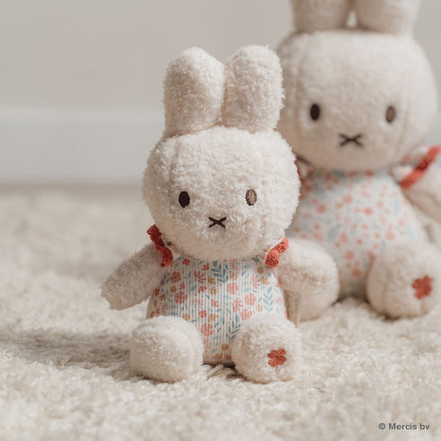 miffy x Little Dutch ミッフィー ぬいぐるみ 20cm Sサイズ ラッキーブロッサム ラッキーリーブス ピンク ブルー 花柄 リトルダッチ