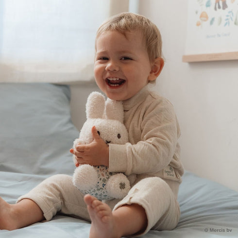 miffy x Little Dutch ミッフィー ぬいぐるみ 20cm Sサイズ ラッキーブロッサム ラッキーリーブス ピンク ブルー 花柄 リトルダッチ