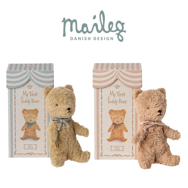 Maileg マイファーストテディ ピンク ブルー くまさん メイレグ