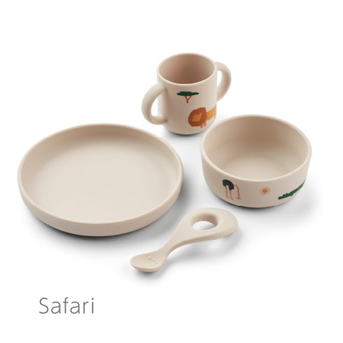 LIEWOOD Vivi Printed Tableware Set リーウッド ヴィヴィ シリコン食器セット