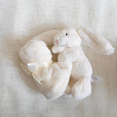 Jellycat Bashful Bunny Soother うさぎ たれ耳 ブランケット ぬいぐるみ 無地 ジェリーキャット