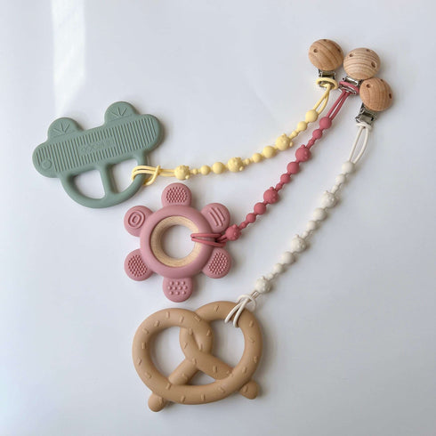 Mushie Pretzel Teether プレッツェル 歯固め ベビートイ ムシエ