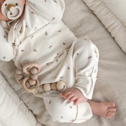 blanco ミニラトル 赤ちゃんの木のおもちゃ シリコン ファーストトイ ブランコ