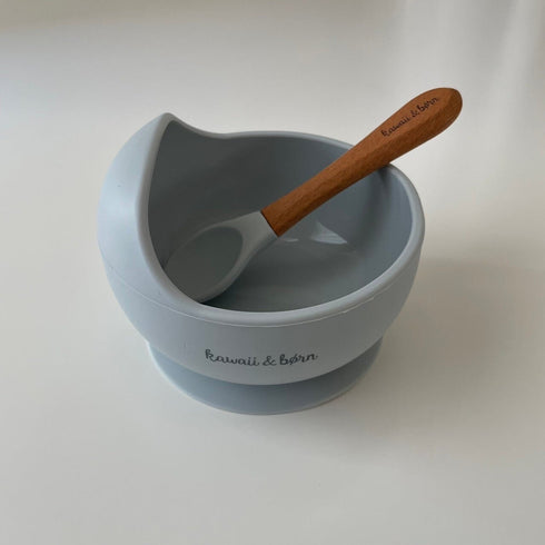 kawaii&born シリコンボウル ベビー食器 離乳食 食器 吸盤タイプ くっつくお皿