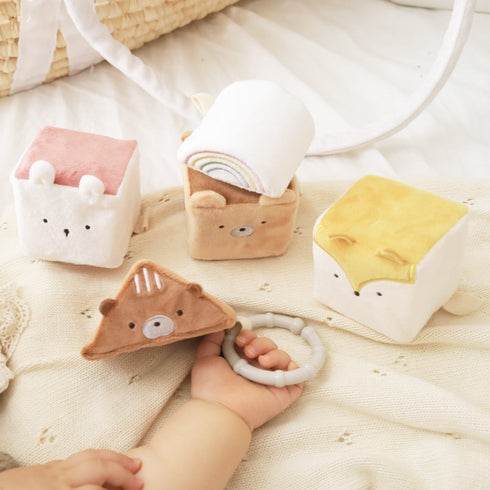 amanoppo もちふわブロック 森のおともだち cocory friends 布製ブロック あまのっぽ