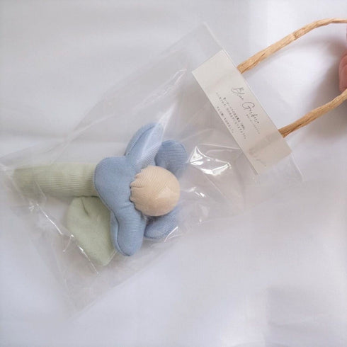 Lien de famille おはなのラトル 赤ちゃんのガラガラ 布製 日本製 リヤンドファミーユ