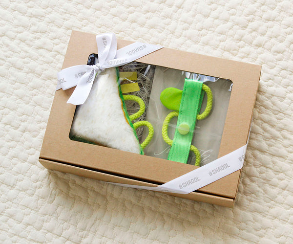 SHAOOL わっかラトル ベビーギフトセット / サンドイッチ ストラップ 月齢カード 選び取りカード