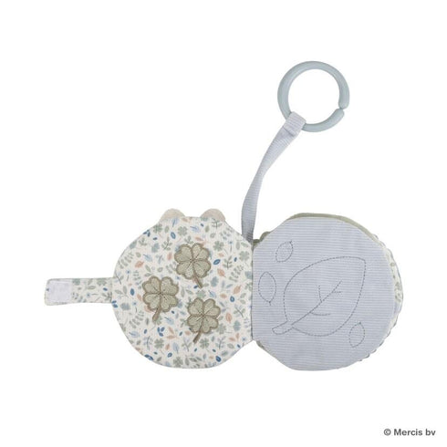 miffy x Little Dutch ミッフィー 布えほん ストラップ付き ラッキーリーブス 水色 ブルー