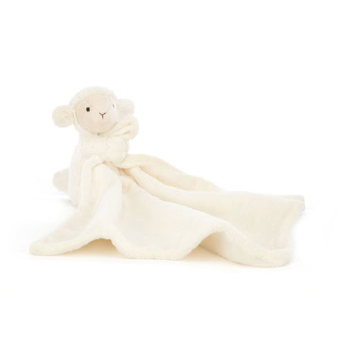 Jellycat Baby ひつじ ホワイト ぬいぐるみ ブランケット Bashful Lamb Soother タオル スーザー ジェリーキャット ベビー