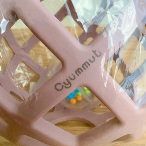 cyummut RATTLE ラトル ミニボール入り シリコンボール ベビーボール オーボール くすみカラー キュムット