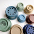 Mushie Stacking Cups Toy スタッキングカップ Forest ブルー系カラー ムシエ