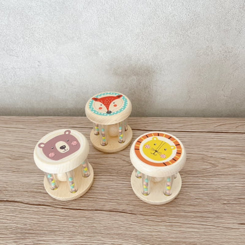 Adnil LAND カラコロ鳴らして遊ぶ! RATTLE ANIMAL ラトル 木のおもちゃ アドニルランド