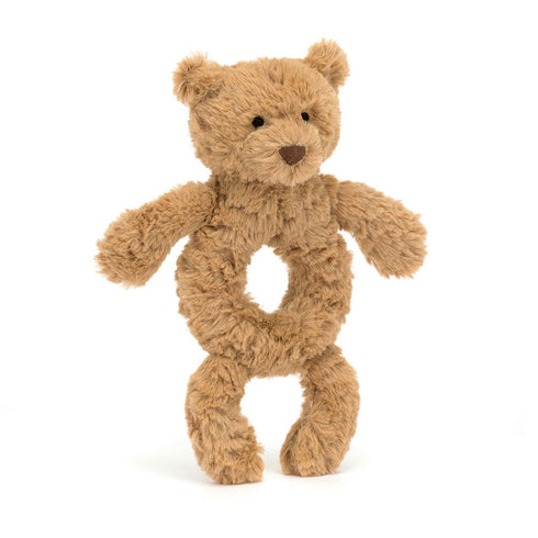 Jellycat Baby リングラトル くま ブラウン Bartholomew Bear Ring Rattle リングラトル ジェリーキャット ベビー