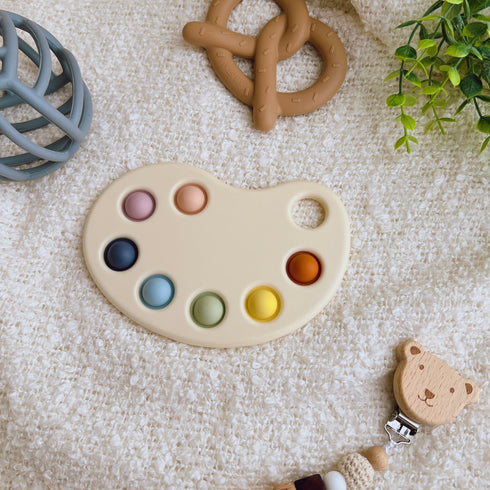 Mushie Paint Palette Press Toy ペイントパレット プッシュポップ プチプチ ムシエ