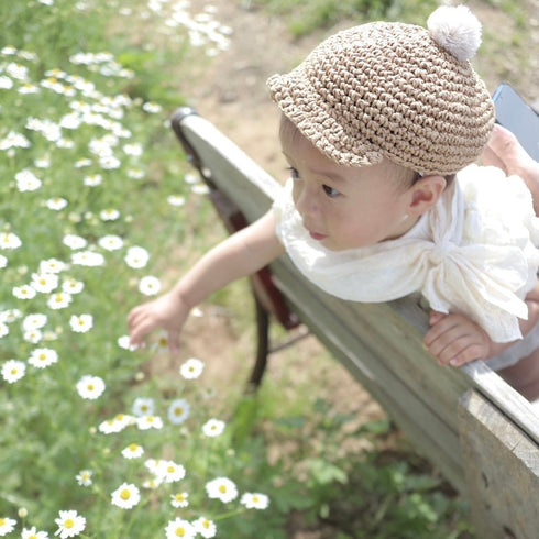 3.LIETO スタイーフ Lusso レースアイボリー スカーフみたいなスタイ 日本製 スリーリエート