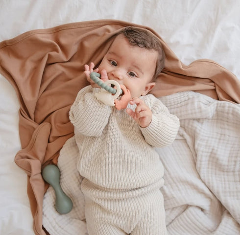 Mushie Teething Ring ティーシングリング 歯固め ファーストトイ ムシエ