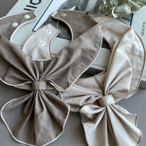 3.LIETO スタイーフ 「クリームベージュ」 スカーフみたいなスタイ 日本製 スリーリエート