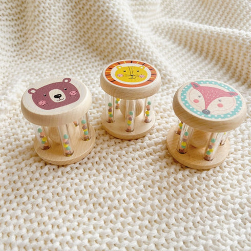 Adnil LAND カラコロ鳴らして遊ぶ! RATTLE ANIMAL ラトル 木のおもちゃ アドニルランド