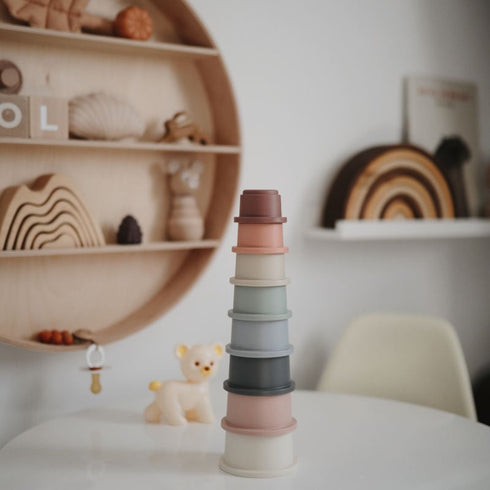 Mushie Stacking Cups Toy スタッキングカップ Original オリジナルカラー ムシエ