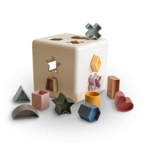 Mushie Shape Sorting Box シェイプソーティングボックス 型はめパズル ムシエ