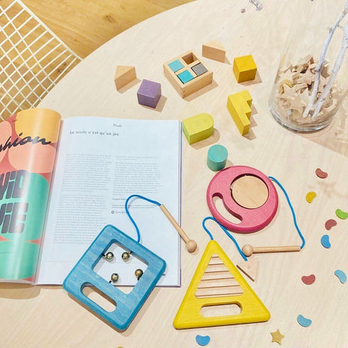 gg* ジジ ◯△□ gakki ガッキ 楽器 木製おもちゃ kiko+&gg* キコアンドジジ