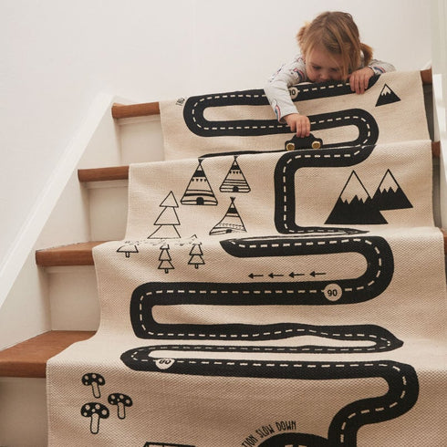 OYOY mini Adventure Rug アドベンチャーラグ 道路 くるま遊び 子供部屋 オイオイミニ
